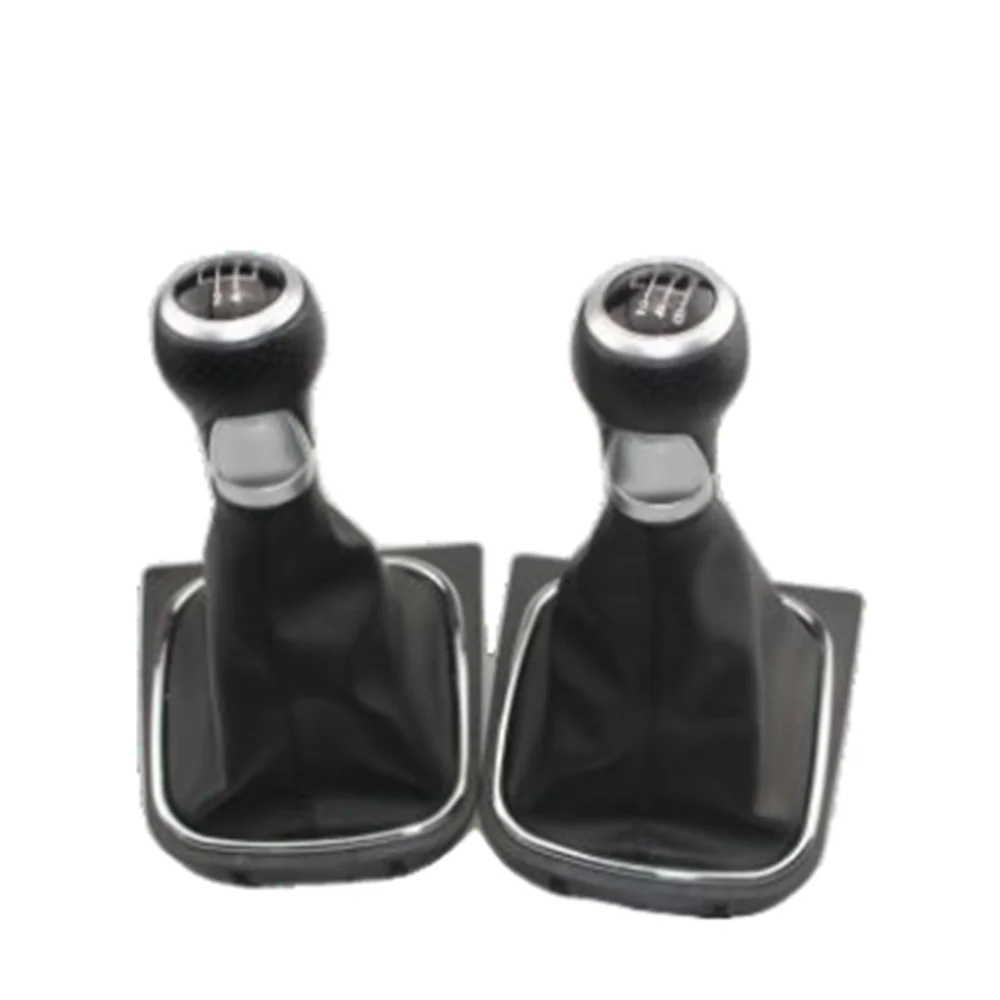 5/6 Speed Gear Shift Knob Lever Stick Gaiter Boot Cover For VW Jetta 5 6 GOLF 6 VI MK5 MK6 5KD 711 113 5KD711113