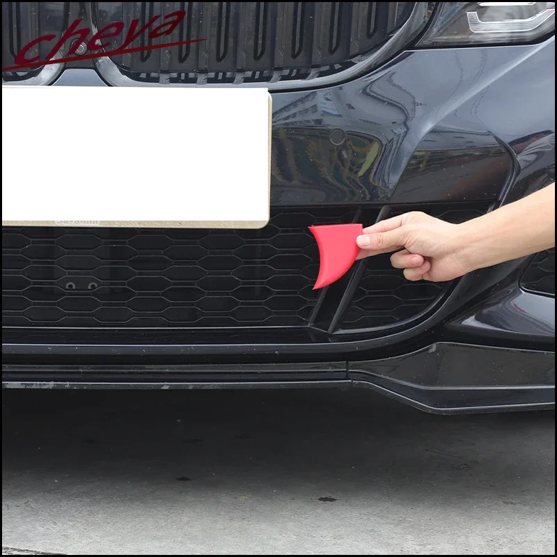 For Mazda MX-5 ND 2016 + ABS Plastic Car Front Grille Small Tiger Teeth Trimming Decoration Exterior Modification Accessories
