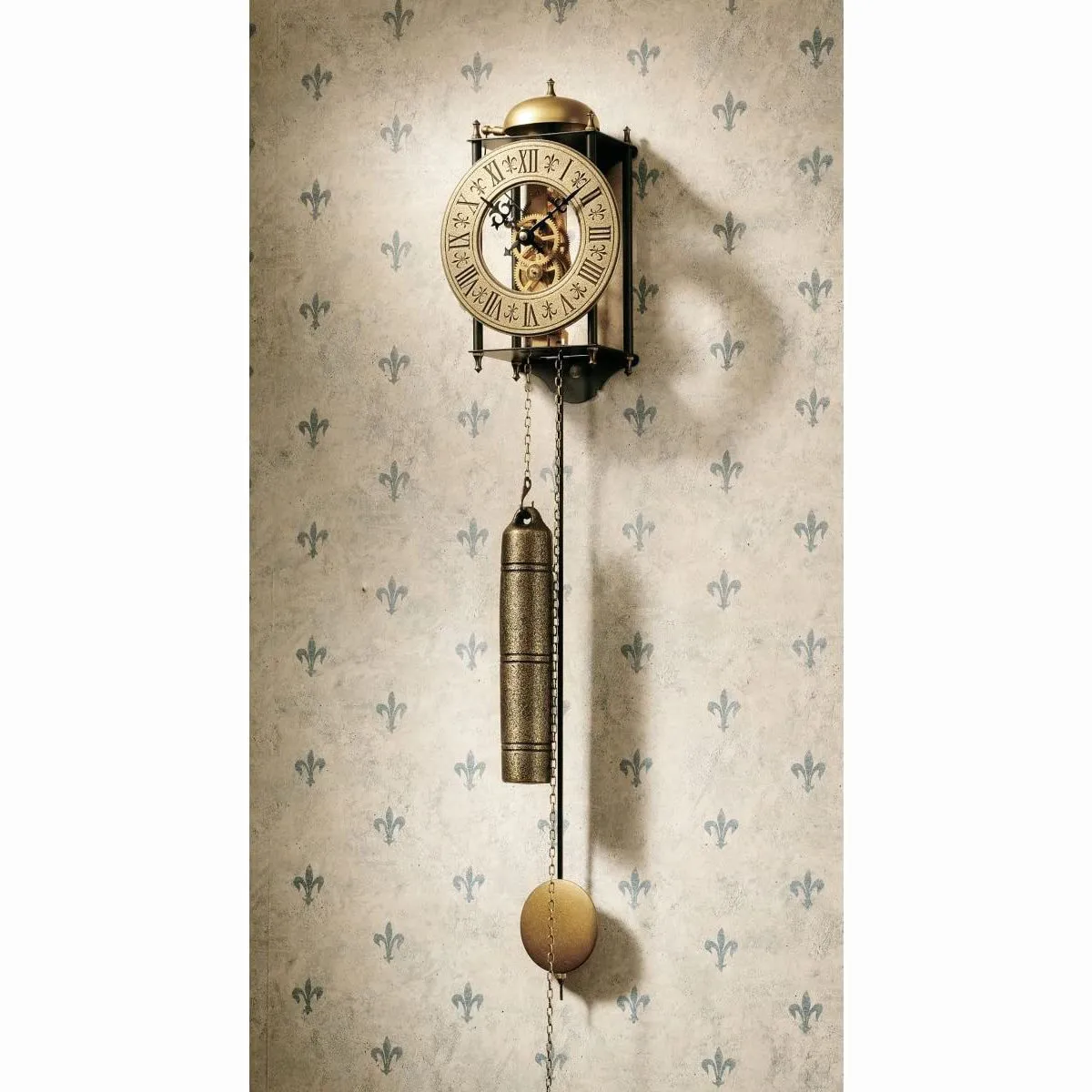 Gravity Mechanical Adjustment Copper Pendulum Mechanical Wall Clock