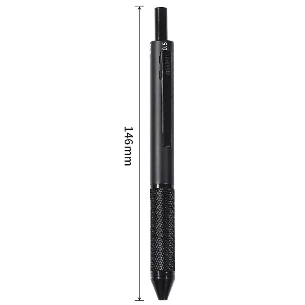 Fashion Metal Gravity Sensor Pen 4 in 1 Press Type 3Colors Ballpoint Pen Mechanical Pencil School Office image 6