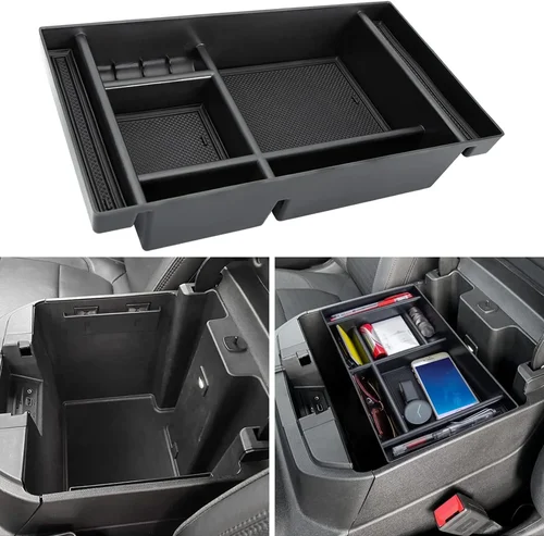 Organizador de consola central Compatible con Chevy Silverado 2019/GMC Sierra 2022 y 1500-1500 Chevy Silverado, 2020-2023