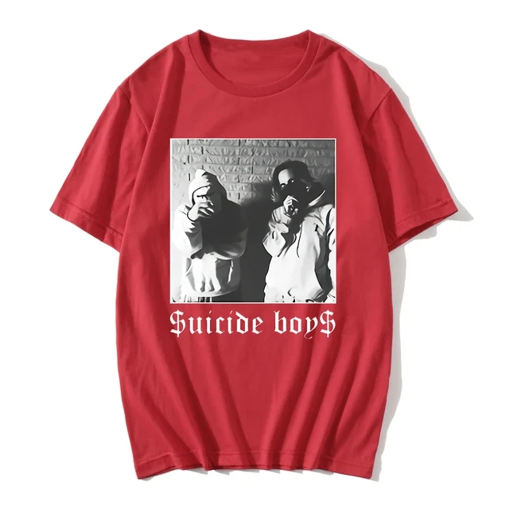 Rapper suicideboys Suicide T Shirt Men Women Cotton T-shirt Kids Hip Hop Tops Tee Suicideboys Camiseta hombre Boy Tshirt 82924