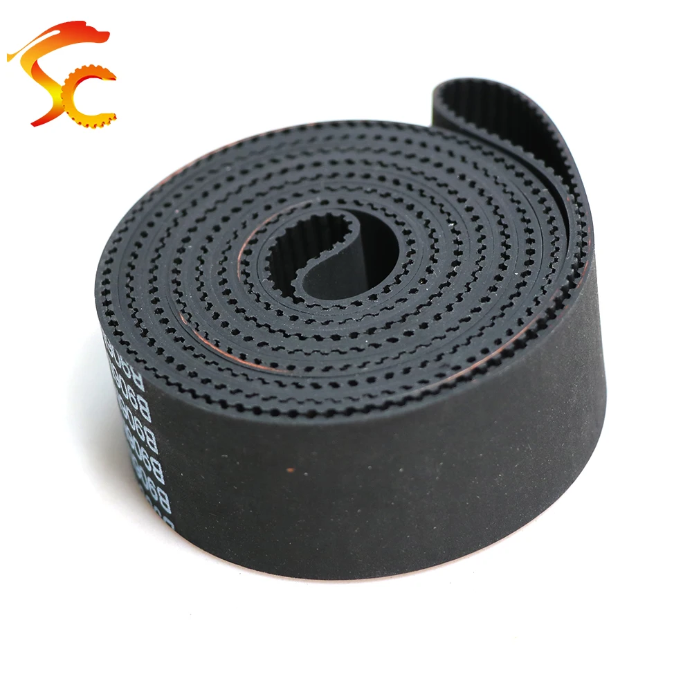 Trapezoidal MXL B1076MXL-B2044MXL Synchronous Belt Width 5/6/7/9/10/12/15mm Closed Loop Drive Belt MXL Rubber Timing Belt