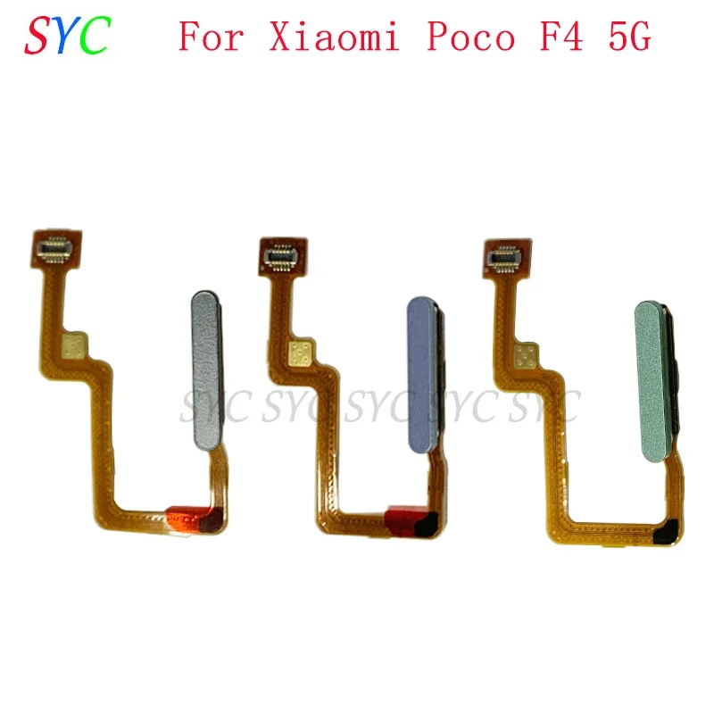 

Fingerprint Sensor Button Flex Cable For Xiaomi Poco F4 5G Power Key Touch Scanner Repair Parts