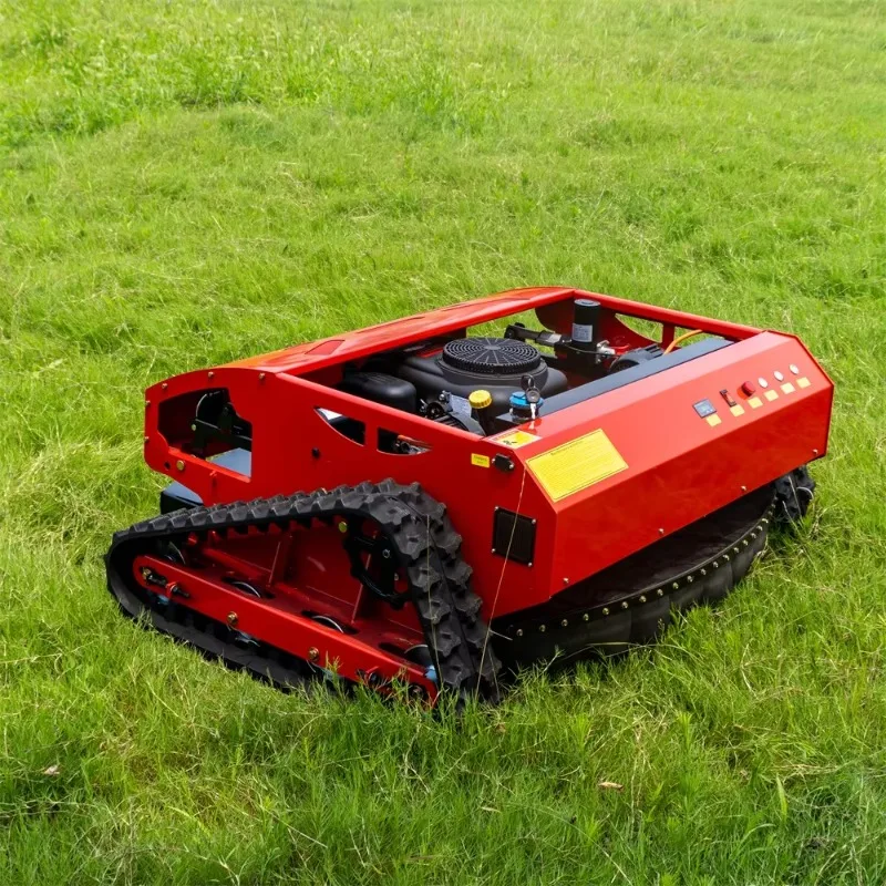 

Газонокосилка-робот на гусеничном ходу [2026] для сада и фермы с интеллектуальным дистанционным управлением