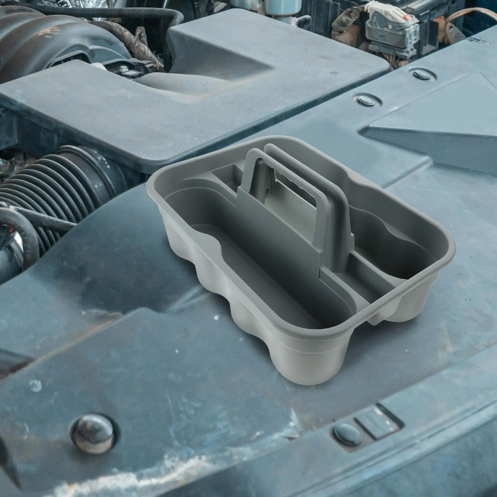 

Пластиковая переносная корзина для инструментов, большая вместимость, портативный органайзер для чистящих средств, сумка для хранения принадлежностей для мойки автомобиля, для душа и ванной комнаты