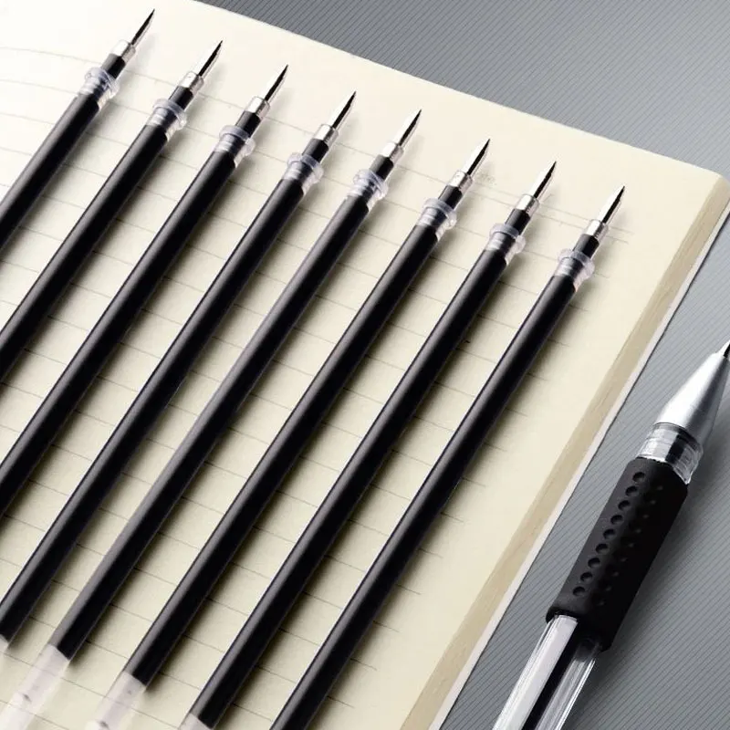 35/25 個ゲルペンセット学用品黒青赤インク色 0.5 ミリメートルボールペンペン書き込みツール学校オフィス文具