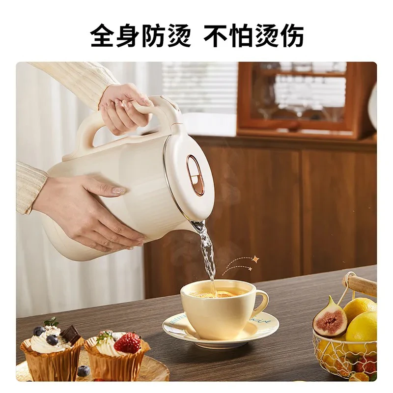 2025 nueva Hervidor doméstico hervidor de agua plegable Hervidor eléctrico aislamiento integrado de doble capa 304 de acero inoxidable