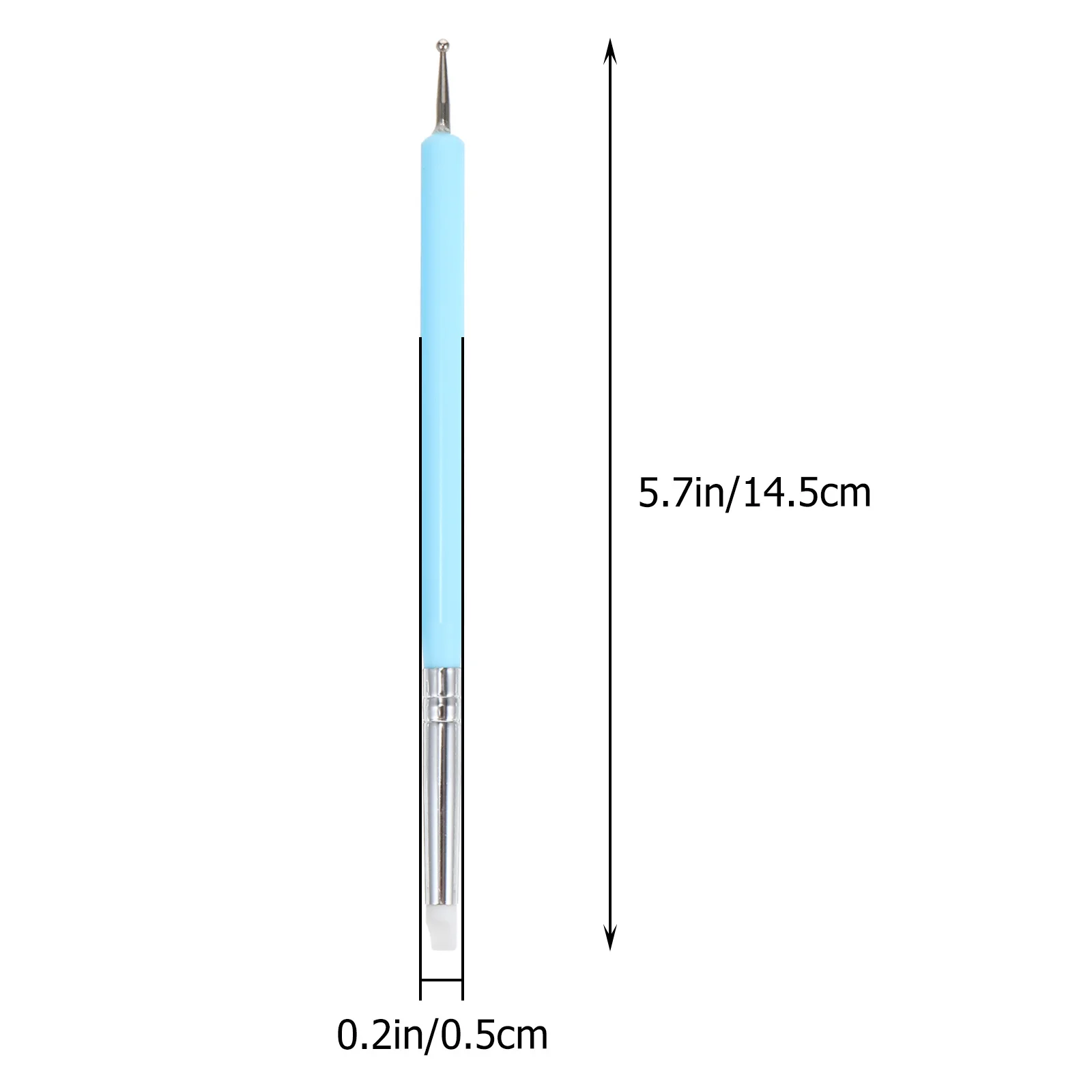 5 pennelli per nail art con penna punteggiata in gel per manicure fai da te, pennello per unghie, manicure a casa, regalo