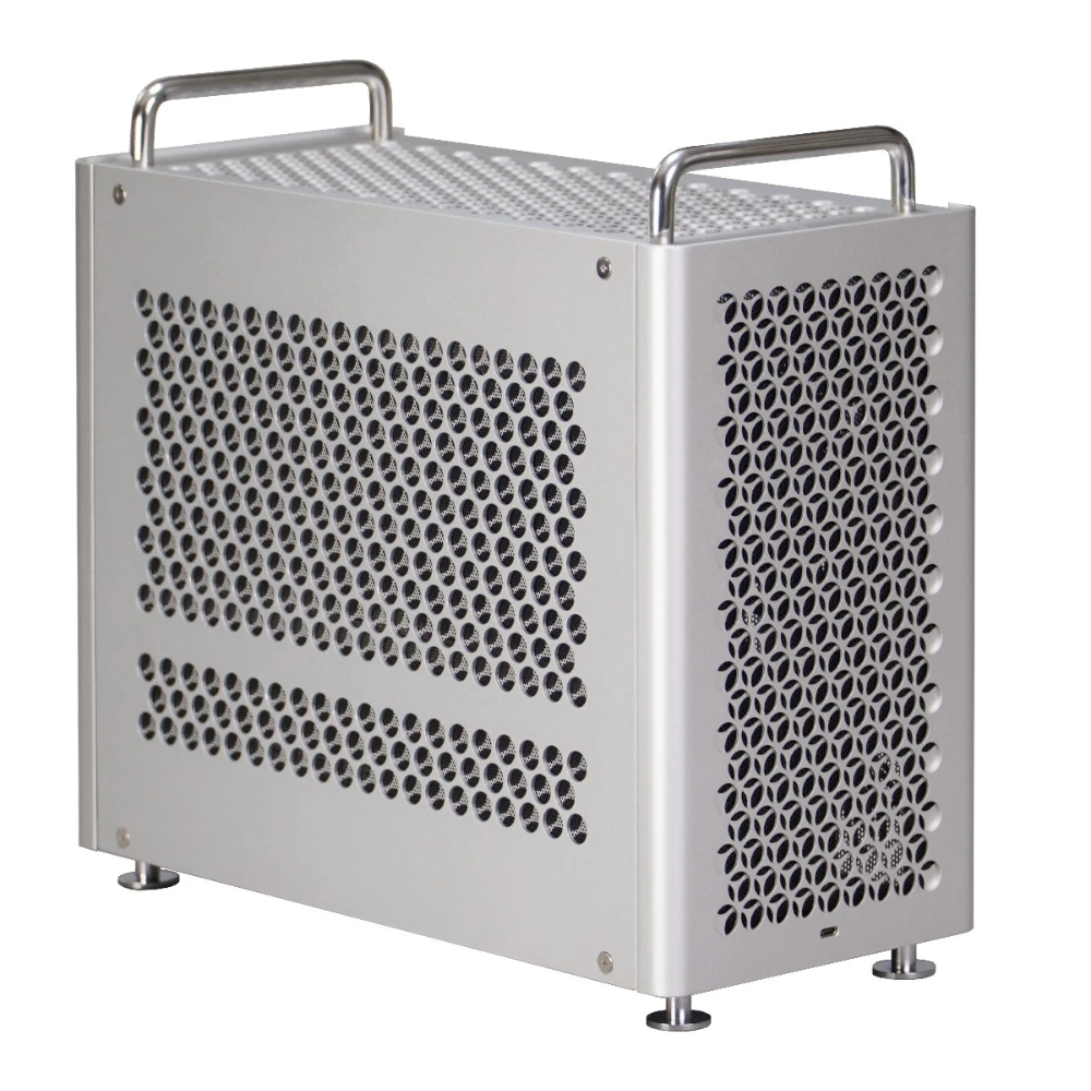 B2Pro Micro ATX Case Full Aluminum Matx Desktop Chassis Computer Fits Matx/Atx/Sfx Power Supply &240 Water Cooling