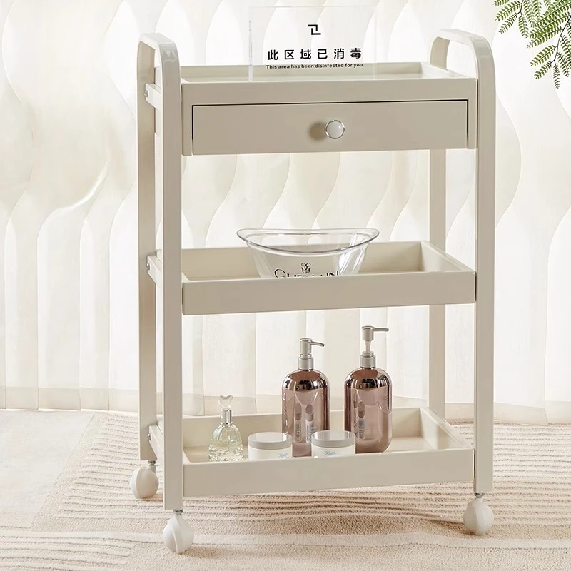 

Metal Manicure Salon Trolley Lash Accent Bedroom Hairdressing Salon Trolley Drawers Barber Equipment Furniture Carritos Lstc