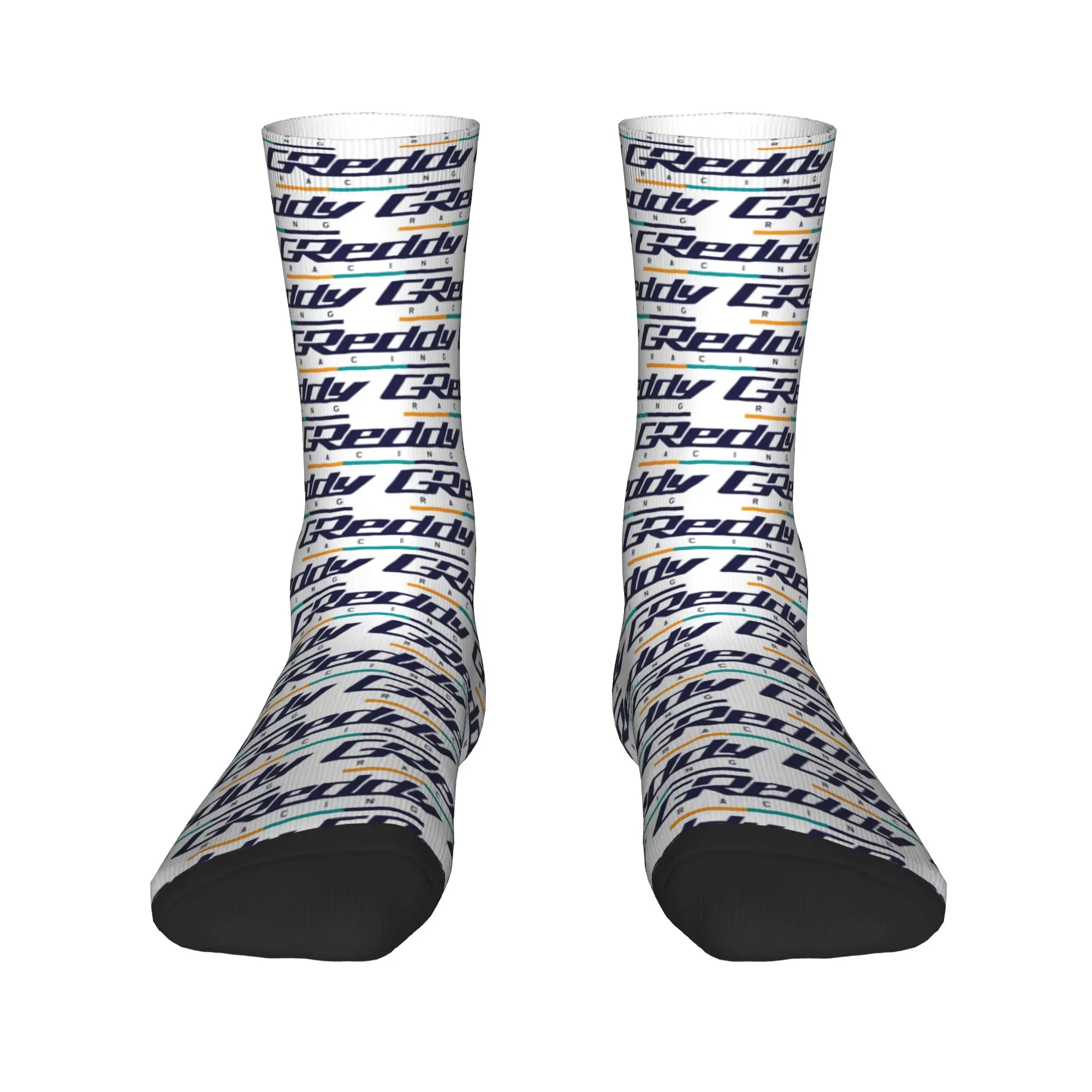 

Greddys Racing Men Women Crew Socks Unisex Cute Breathbale Warm Dress Socks