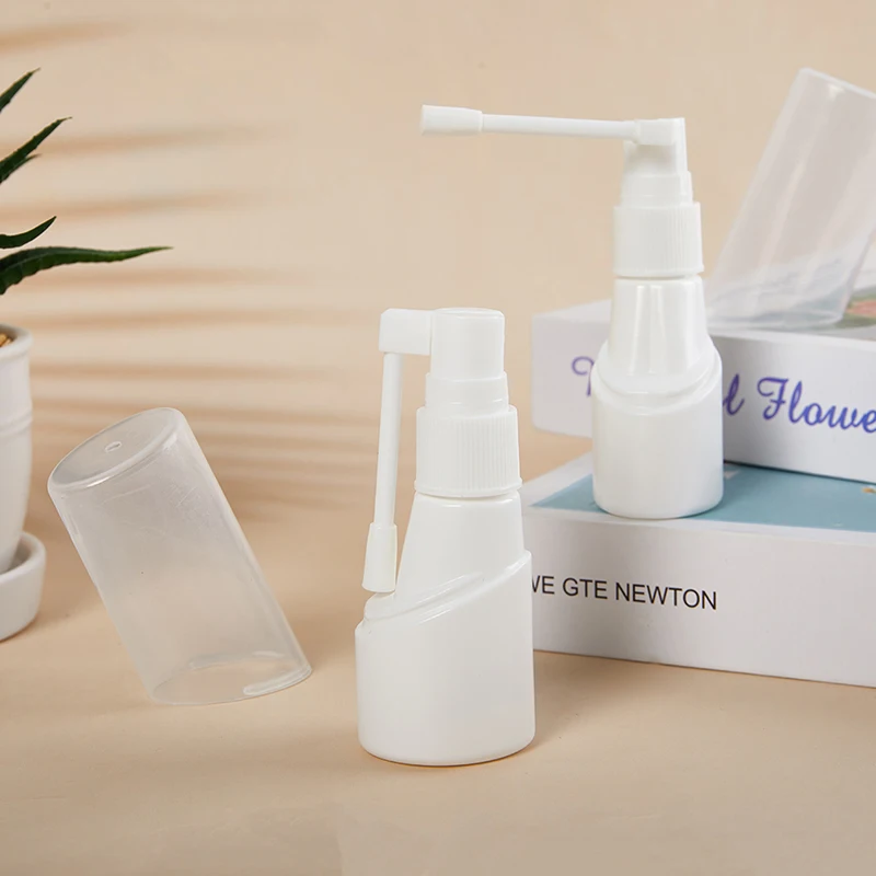 30ml Empty Plastic Nasal Bottle Rotation Mist Spray Bottles Nose Pharmaceutical Medicine Atomizer
