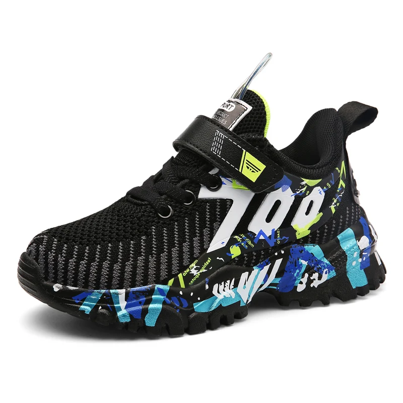 Children Running Shoes Boys Teenager Light Sneakers Winter Kid Summer 8 9 12 Big Children Air Mesh Autumn Sport Footwear Tenis