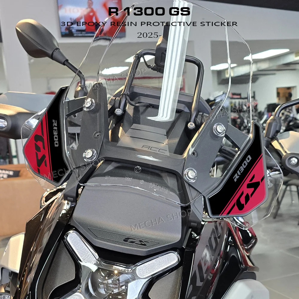 

Motorcycle Fairing Decal Deflector Stickers For R1300GS 2026 R 1300 GS 2025 3D Resin Decal Kit