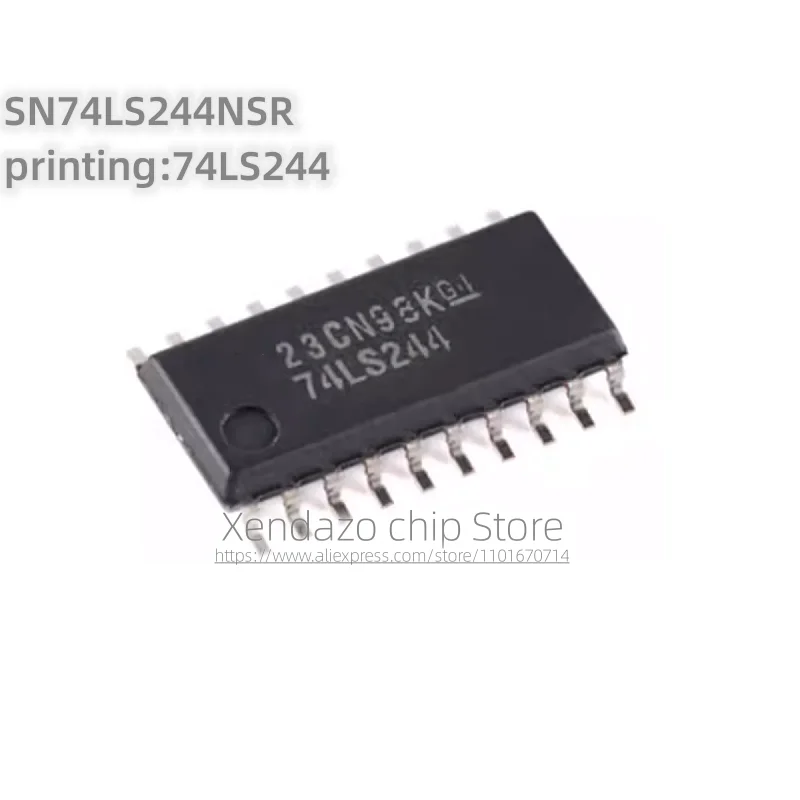 10pcs/lot SN74LS244NSR printing 74LS244 SOP-20 package Original genuine Eight channel buffer and line driver chip