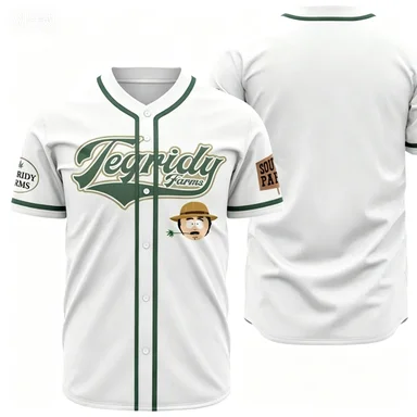 Personalized and Creative  Printed Short Sleeved American Baseball Jersey Versatile and Trendy Cardigan