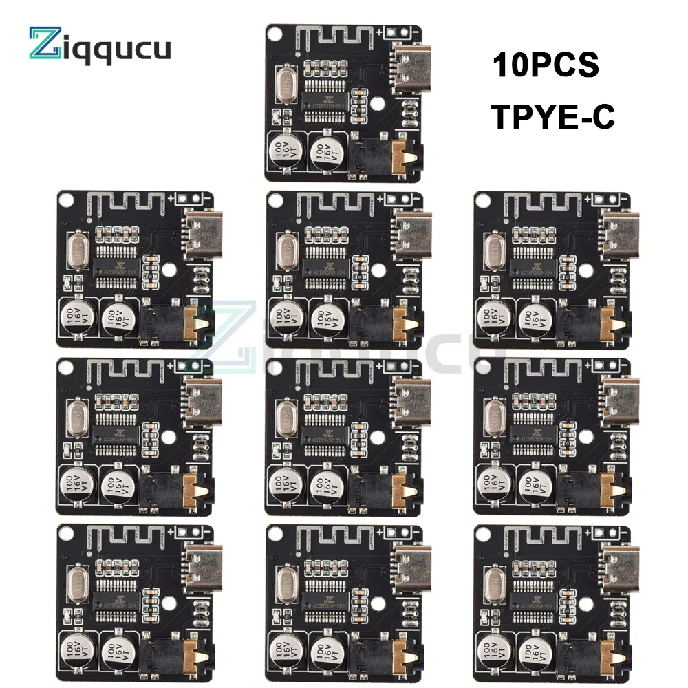 1-10PCS VHM-314 Bluetooth Audio Receiver Board Bluetooth 5.0 MP3 Lossless Decoder Board Wireless Stereo Music Module