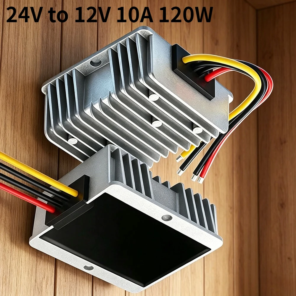 

DC to DC 24V to 12V 10A 120W Step Down Voltage Regulator Buck Converter Output Power Converter Module High Conversion Efficiency