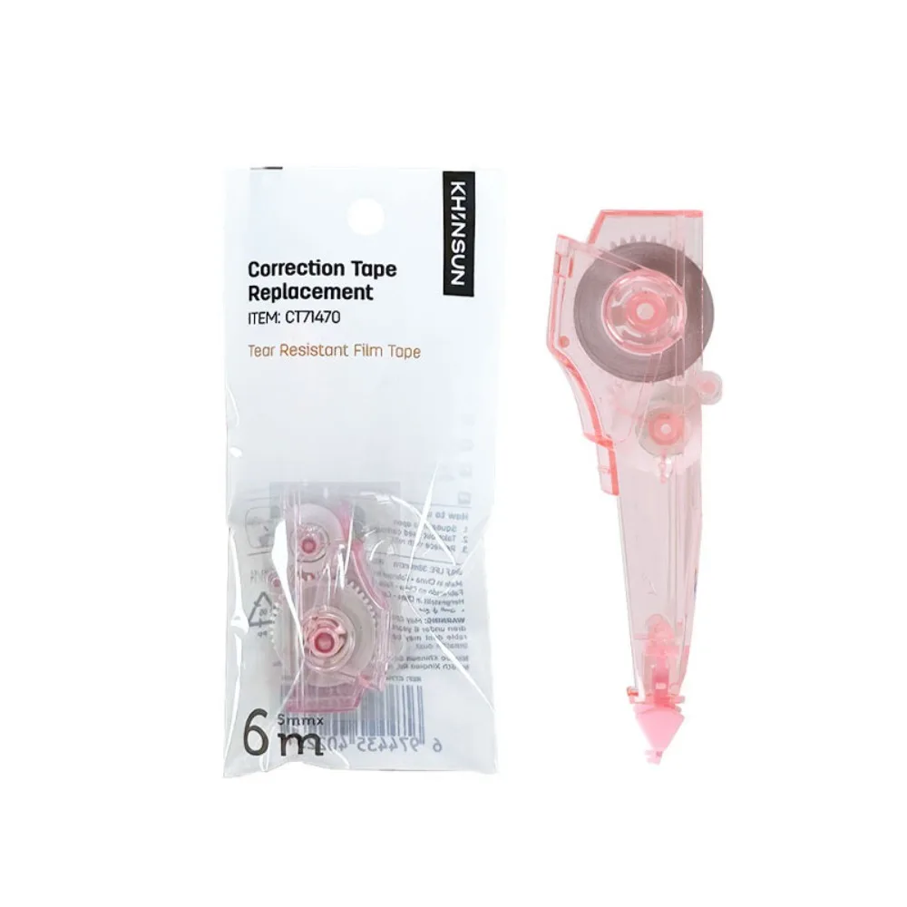 Durable Stationery Creative Correction Tape Wrong Writing Cover Plastic Modification Tape Correction Supplies