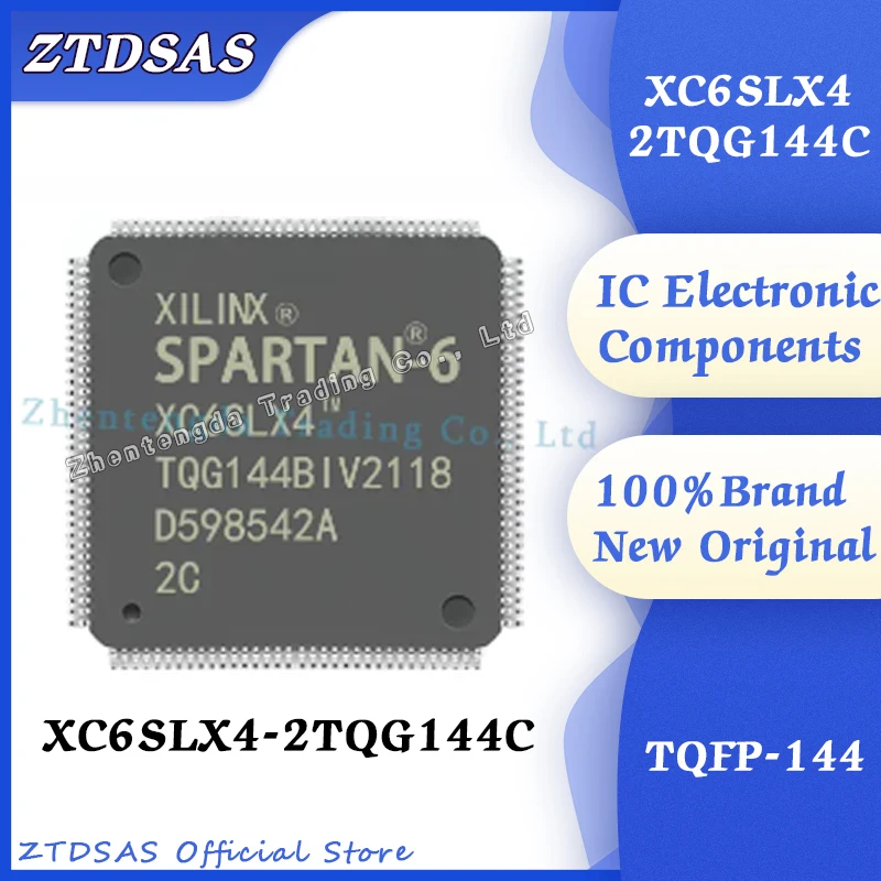 

1-10PCS New XC6SLX4 XC6SLX4-2TQG144C IC FPGA 102 I/O 144TQFP