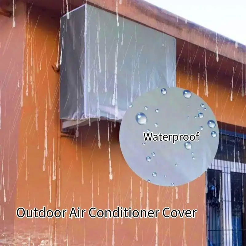 NEW All Season Outdoor AC Unit Cover Heavy Duty Waterproof Dustproof Snowproof Sunshade Protector for Outside Air Conditioner