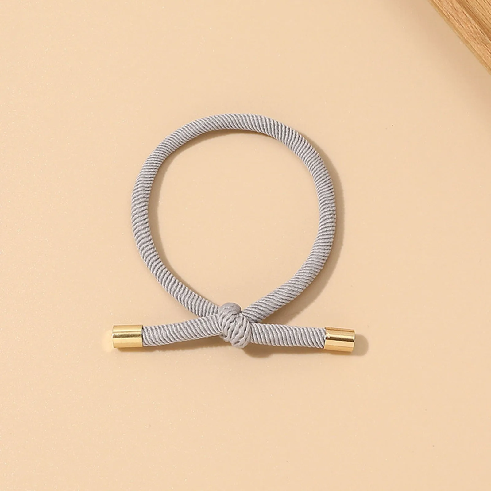 5PCs Fabric Hair Ties Band Multicolor Knot Colorful Basic Elastic Scrunchie Ring Rubber Bands For Women Girls Hair Accessories