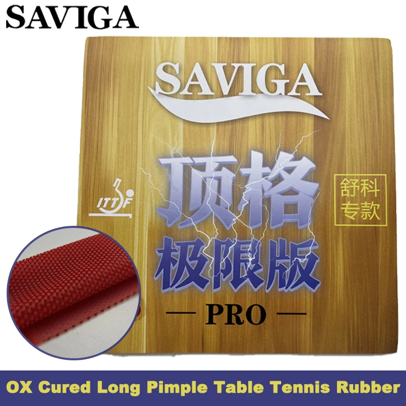 

SAVIGA Cured Long Pimple Table Tennis Rubber OX Floating Style Table Tennis Racket Rubber Can participate in Amateur Competition