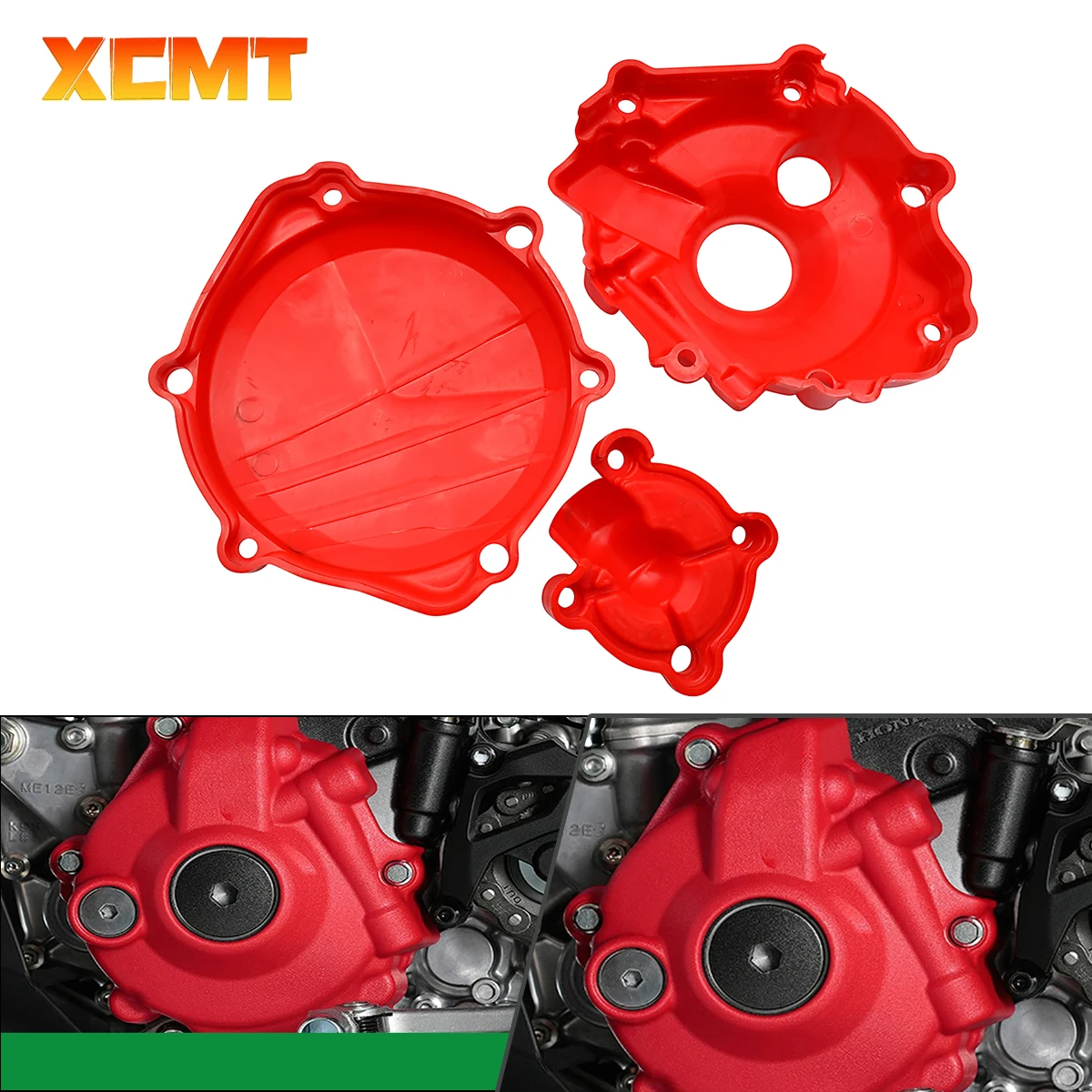 Dla Honda CRF 250R 250RX CRF250R CRF250RX 2018 2019 2020 2021 Motocykl Osłona zapłonu Osłona pompy wodnej Osłona sprzęgła