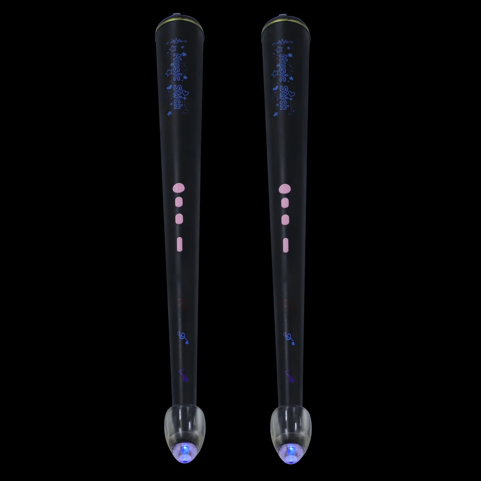 

1Pair Electronic Drumstick Musical Percussion Stick Light Weight Kids Drum Set Accessory Creative Glowing Mallet