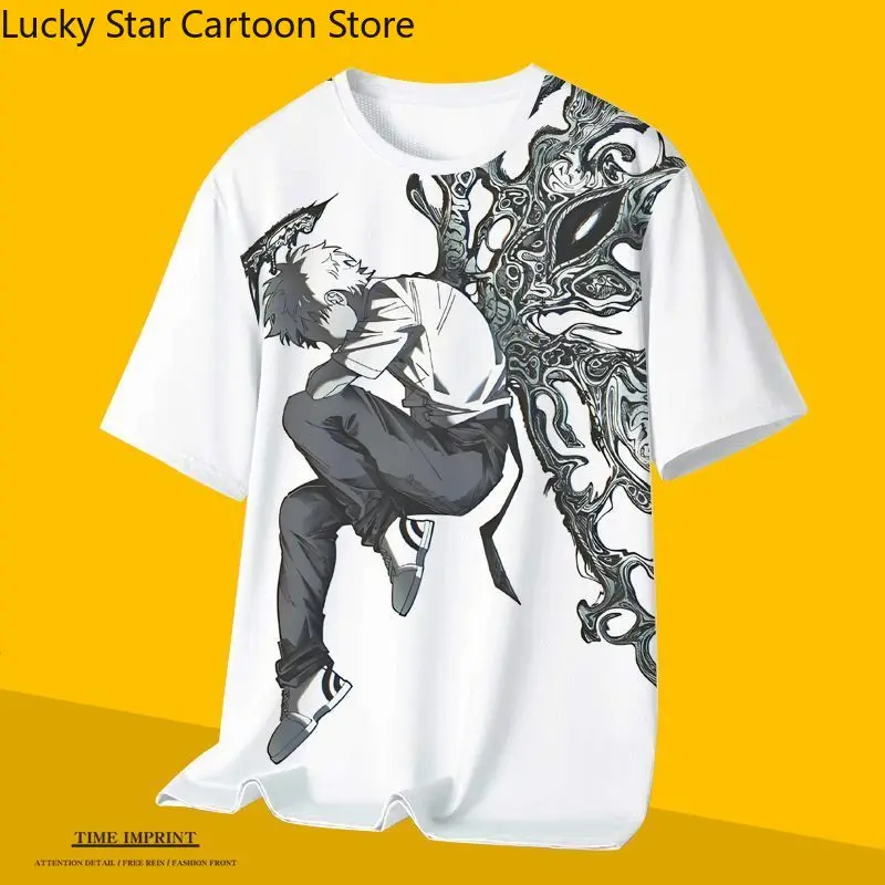 الصيف Hikaru Died Indou Hikaru Tsujinaka Yoshiki تي شيرت قصير الأكمام تأثيري الصيف بلايز لعبة عادية أنيمي مروحة الهدايا