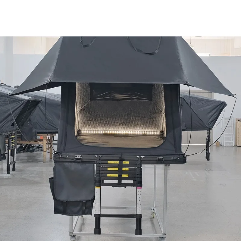 Aluminum shell triangular roof tent Car tent Aluminum shell triangular roof tent