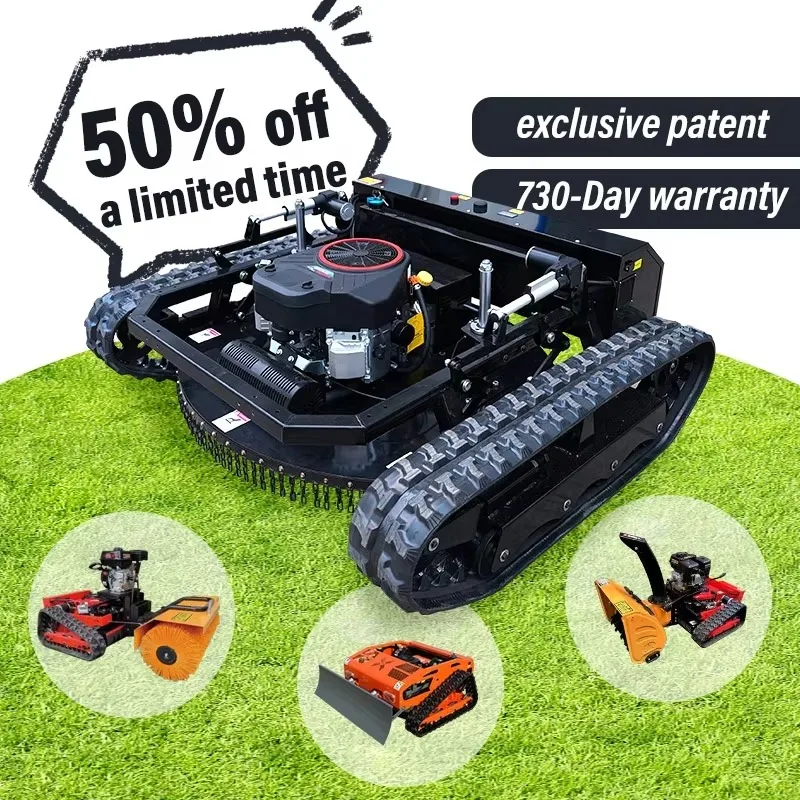 EPA EURO 5 800mm Cutting Width Remote Control Lawn Mower Automatic Remote Controller Robot Lawn Mower