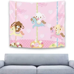 Cute Cartoon Tapestry Wall Hanging Living Room Bedroom Home Decor Wall Art Multiple Sizes Fashion Design