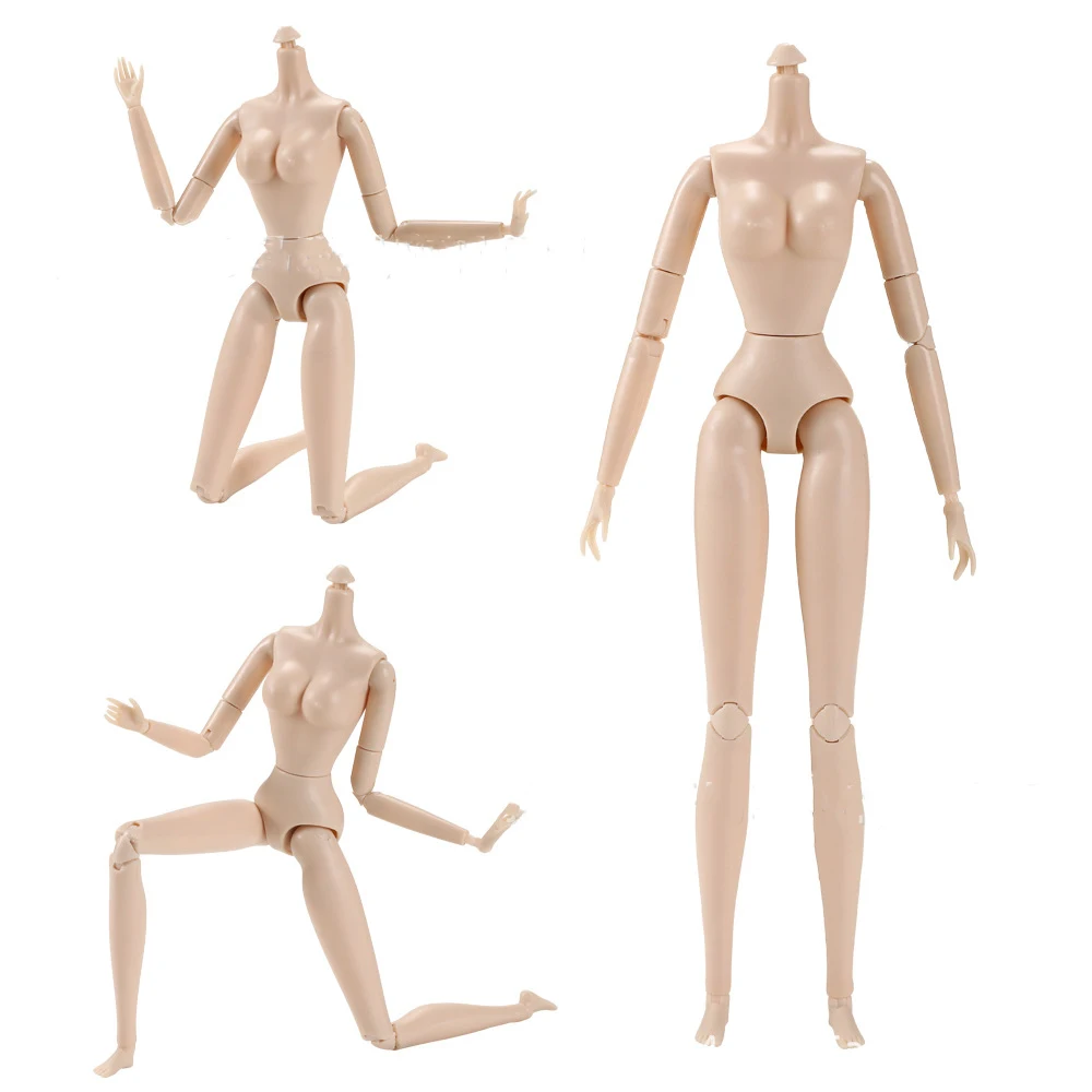 28cm 슈퍼모델 바디 20 관절 바디 11.5인치 인형 DIY 액세서리 유럽형 바디 드레스업 메이크업 헤드 1/6 BJD 인형 장난감