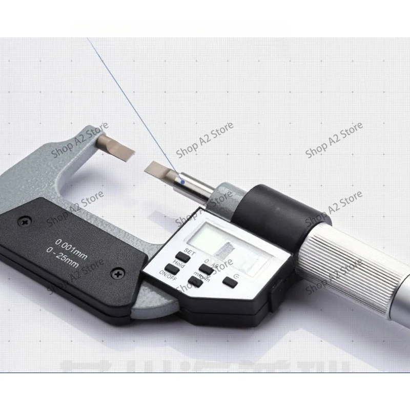 Digital Blade Blade Sheet Electronic Outer Diameter Micrometer 0-25/25 -50mm 0.001 Groove