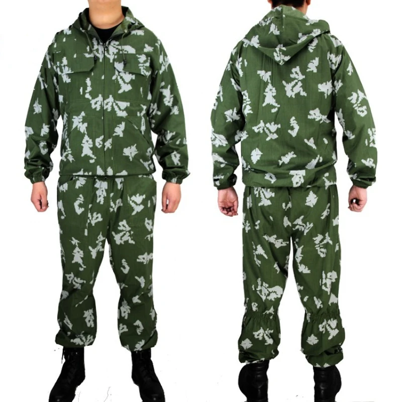 Russia Combat Uniform Tactical Set Camouflage Training Airsoft Paintball Field Ghillie Suits Outdoor Hiking Hunting Work Clothes