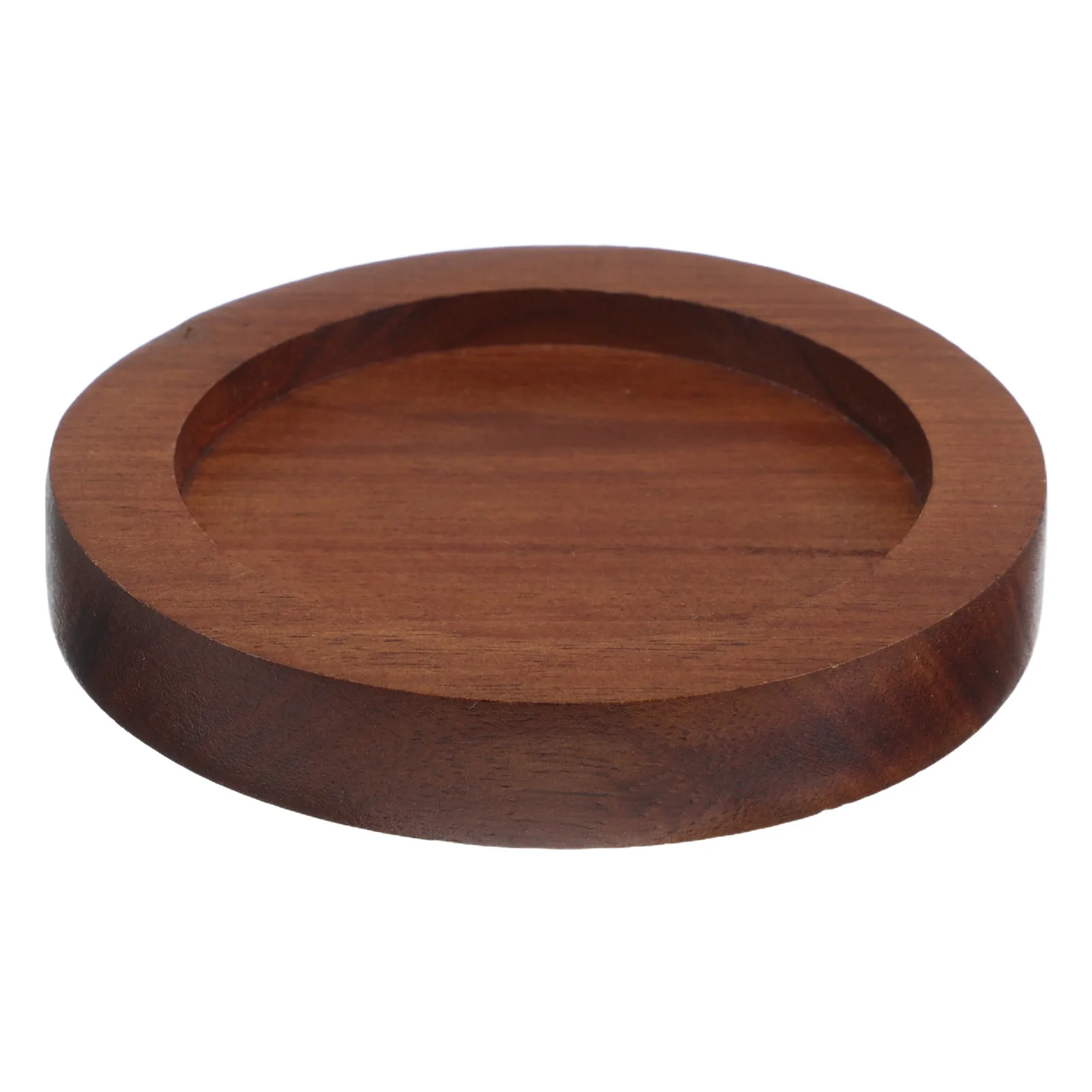 Soporte de Madera de Acacia Premium para Molinillo de Pimienta, Salero, Base Redonda, Base para Molinillo Manual de Café, Botella para Condimentos