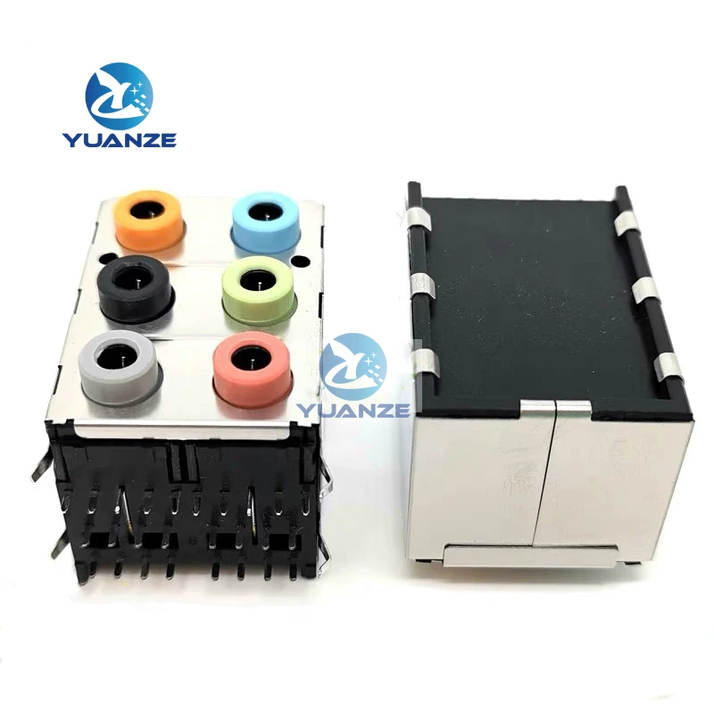 High Quality 6 ports hole audio interface Motherboard socket connector for sound card