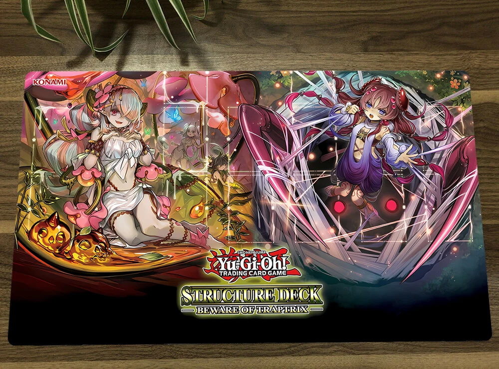 

YuGiOh Traptrix Pinguicula Atypus TCG CCG Mat Trading Card Game Mat Table Playmat Desk Gaming Play Mat Mouse Pad Free Bag