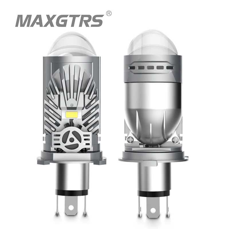 

55 Вт H4 светодиодный Hi-lo мини-объектив проектора комплект ламп для фар преобразования для автомобилей мотоциклов с прозрачным лучом RHD LHD 12 В Plug & Play