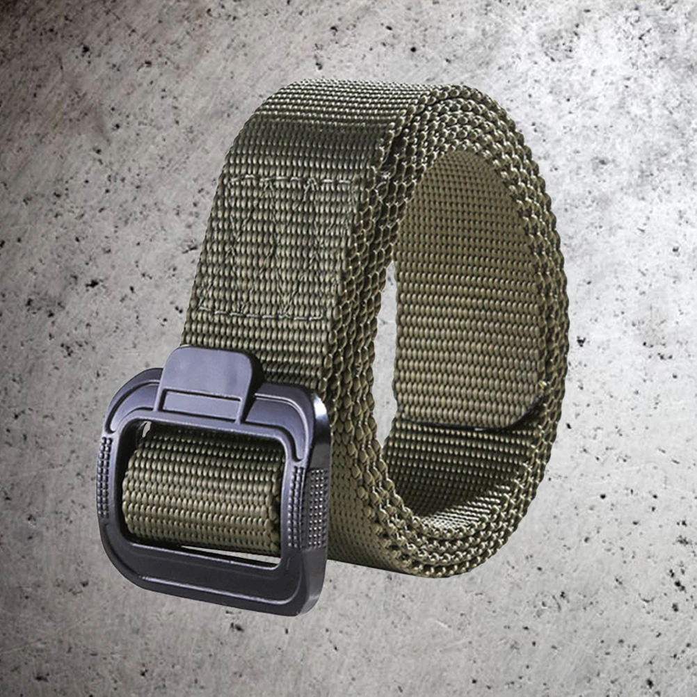 

Men'S 1.5 Inch Belt Buckle Nylon Belt Outdoor Sports Climbing Riding Hiking Quick Release Alloy Buckle