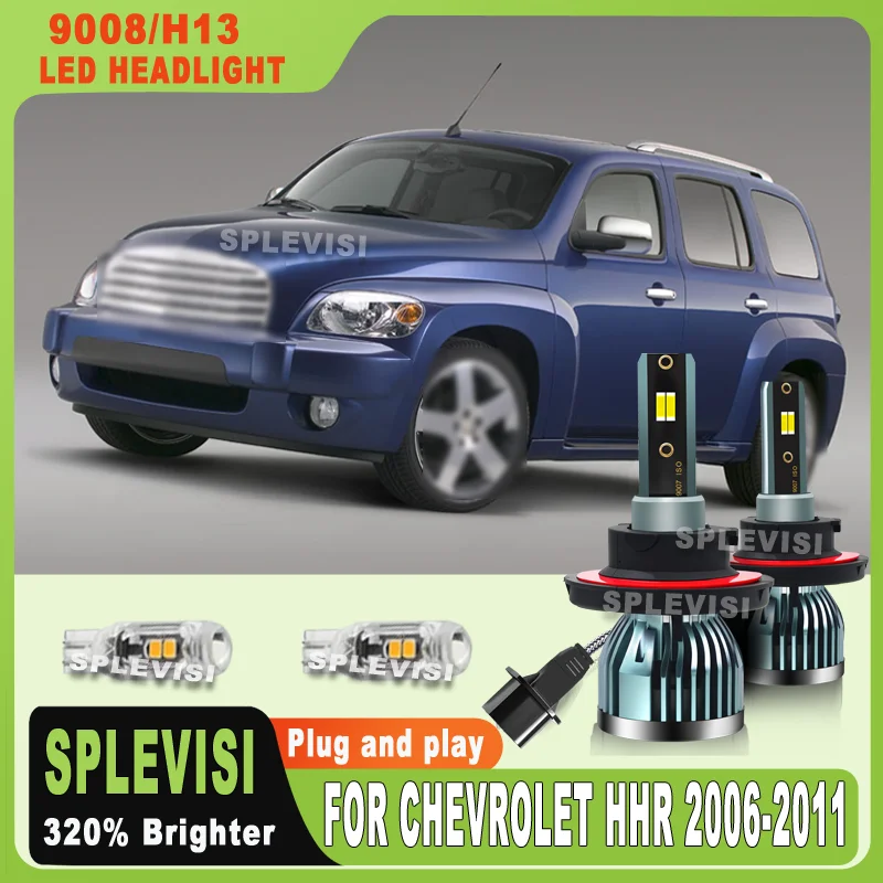 

Illuminates Long Night Drives 200W/Pair durability and reliability LED Headlight For Chevrolet HHR 2006 2007 2008 2009 2010 2011