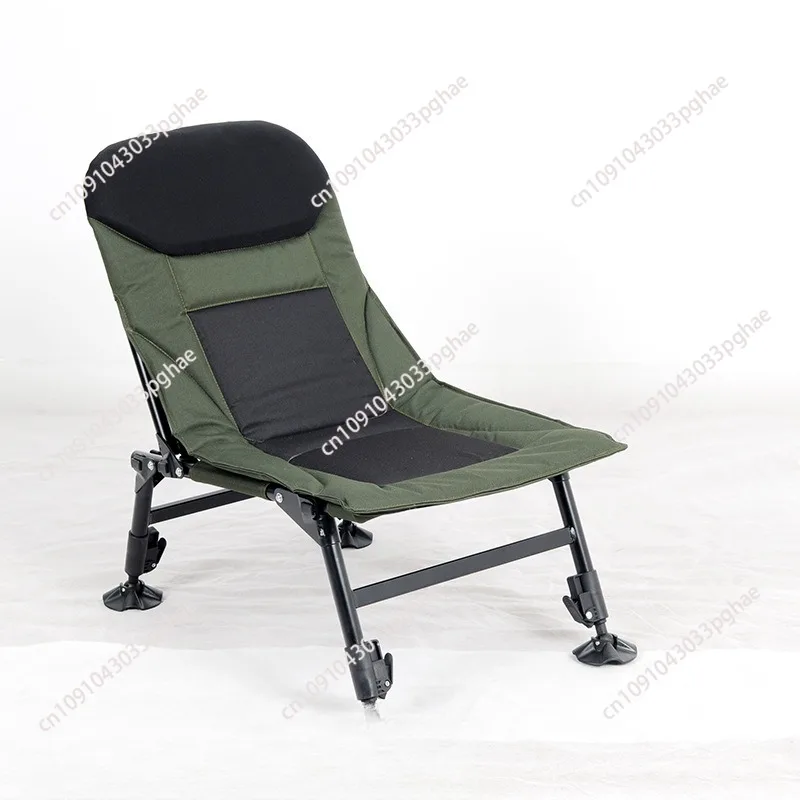 European-style portable folding fishing chair, multi-functional reclining camping chair, office lunch break