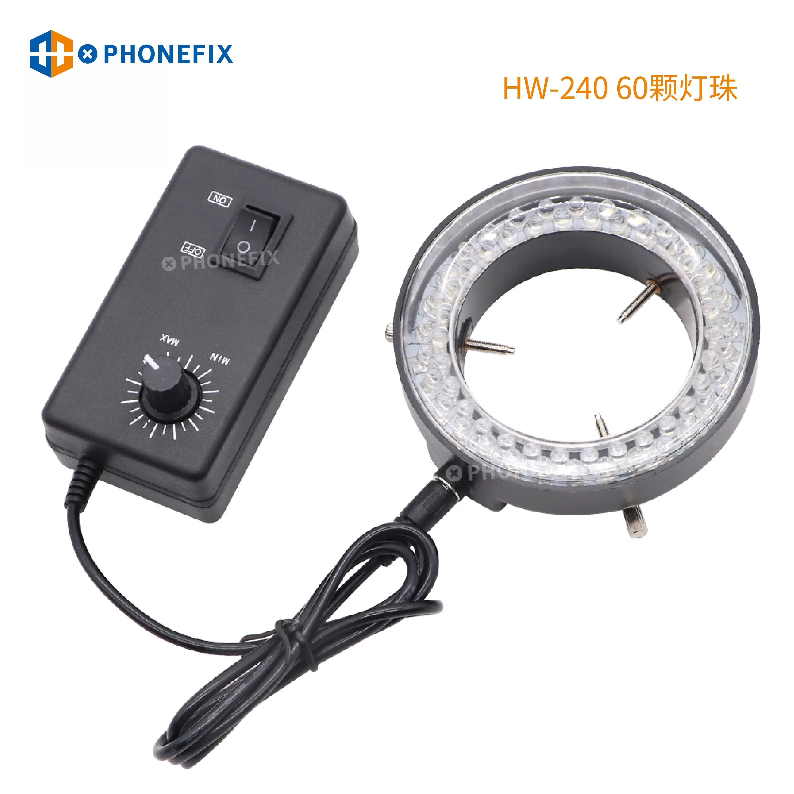 144 LED Ring Light Microscope illuminator Lamp 0-100% Adjustable For Trinocular Stereo Microscope Excellent Circle LED Light