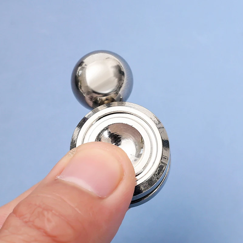 Creative Stress Relief Metal Fidget Decompression Hypnosis Rotary Gyro Fingertip Toy EDC Kinetic Round Spinner For Adult Gift