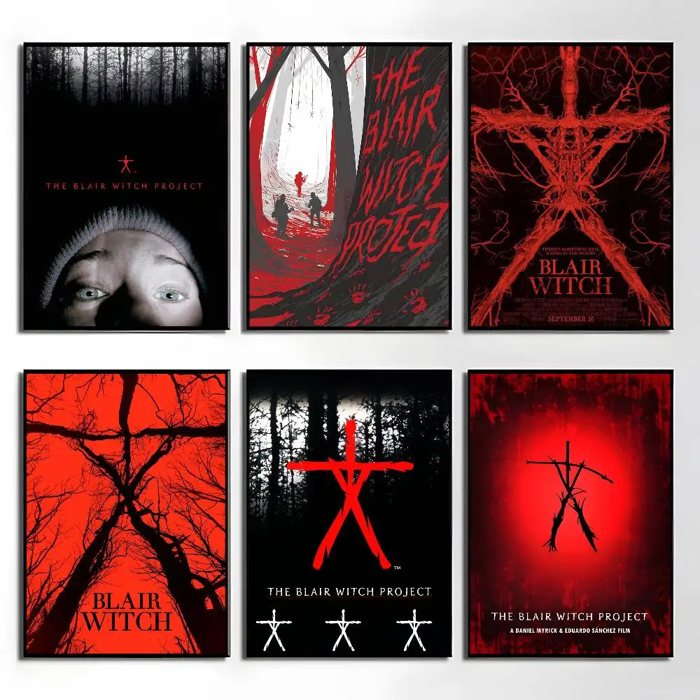1pc The T-BlairS-H-WitchS-Project Poster Sticker Print Waterproof Wall Art For Living Room Bedroom Home Decor
