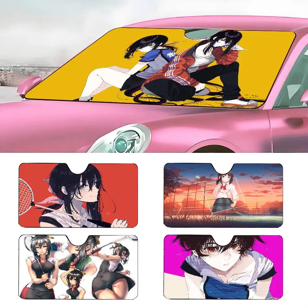 

ANIME H-Hanebado! Car SunShade Parasol Car Windshield Sun Shade UV Protection and Interior Cooler