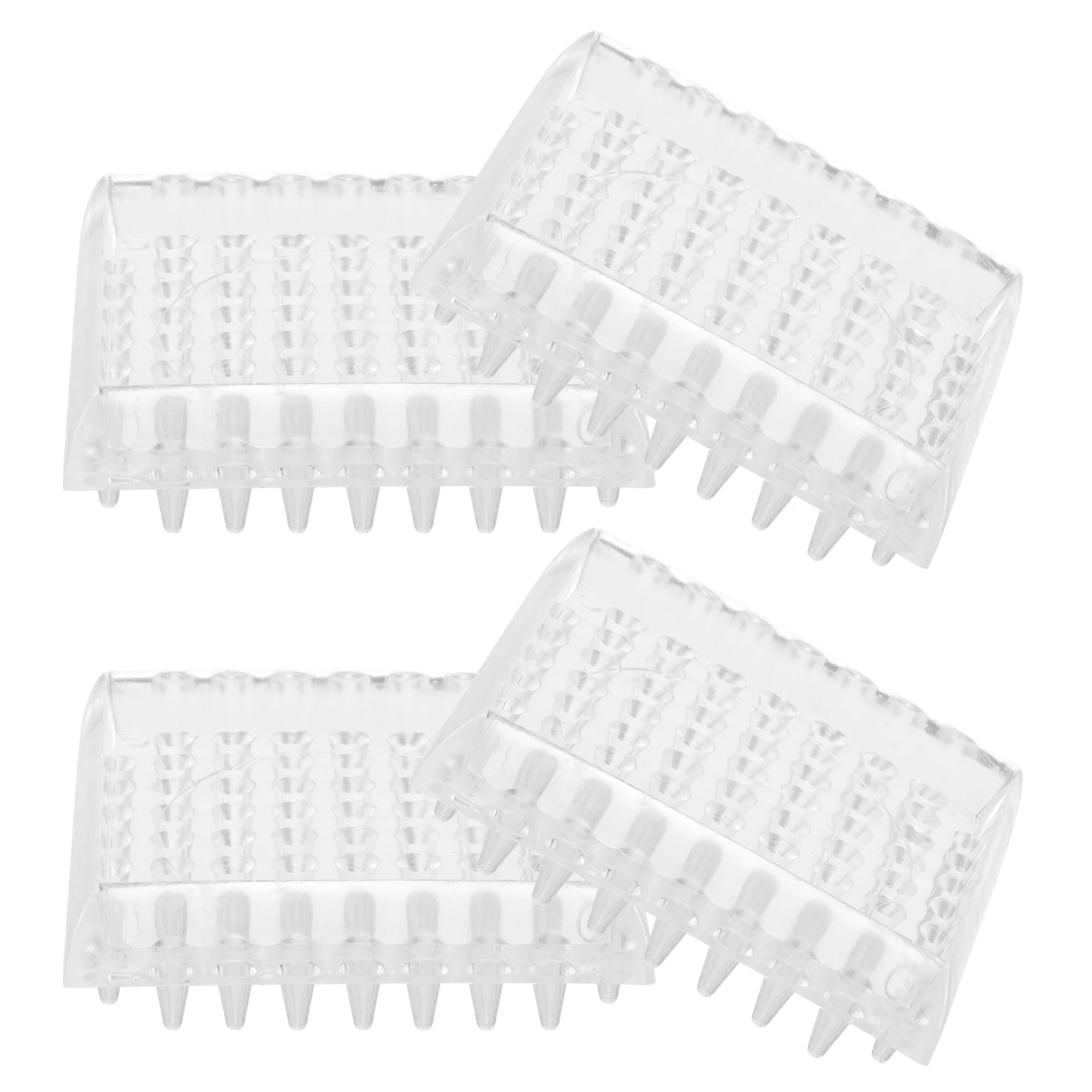 

4 Pcs Anti Mobile Circular Foot Pads Teeth Furniture Hardwood Floor Protectors Non Slip Table Leg Chair Covers 48mm furniture