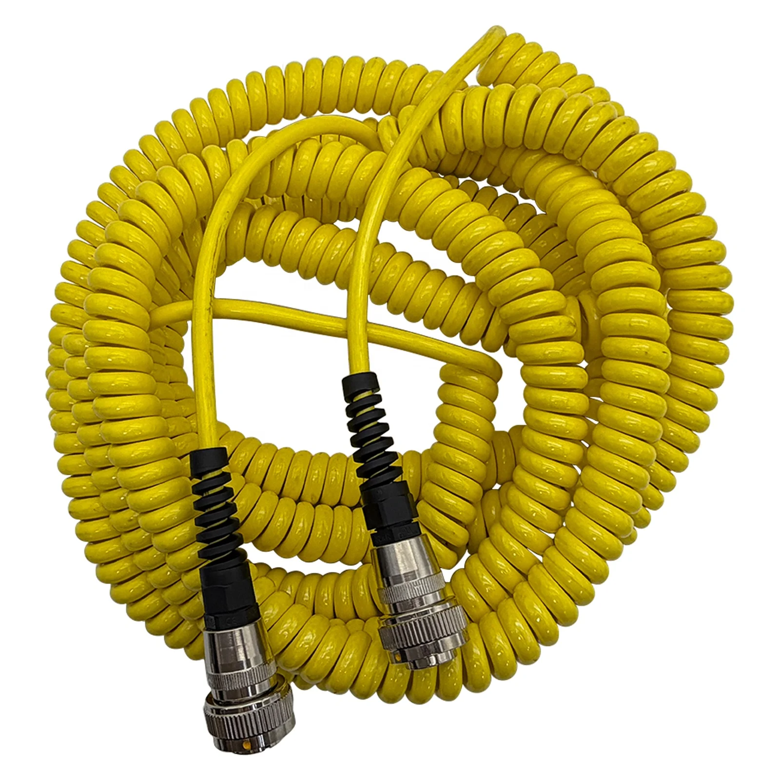 04-02-02621 7-7 Core Yellow Spiral Cable From Probe to Adapter Box 4M